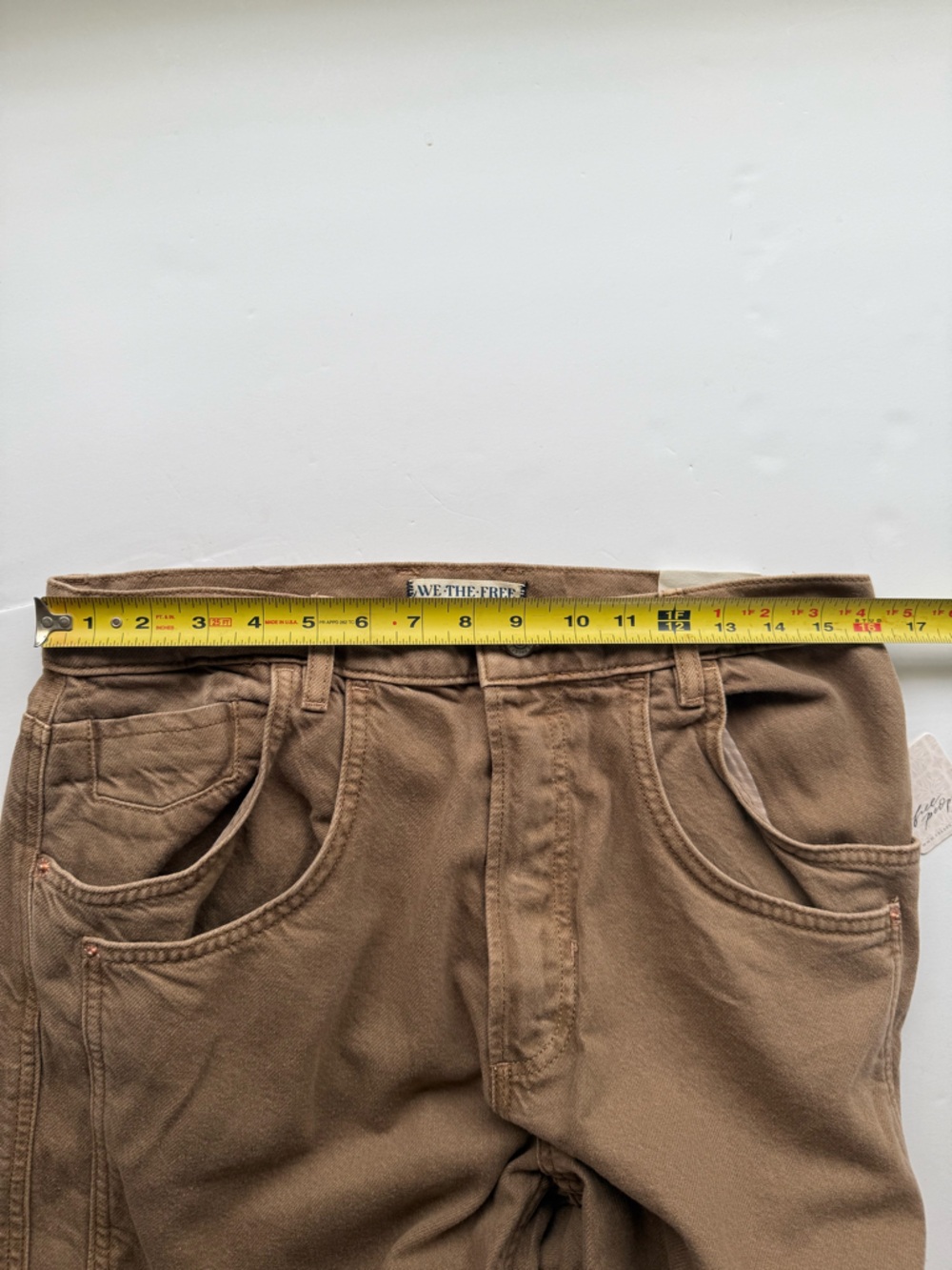 Free People We The Free Final Countdown cuffed boyfriend low rise size 28 NWT - Picture 3 of 8